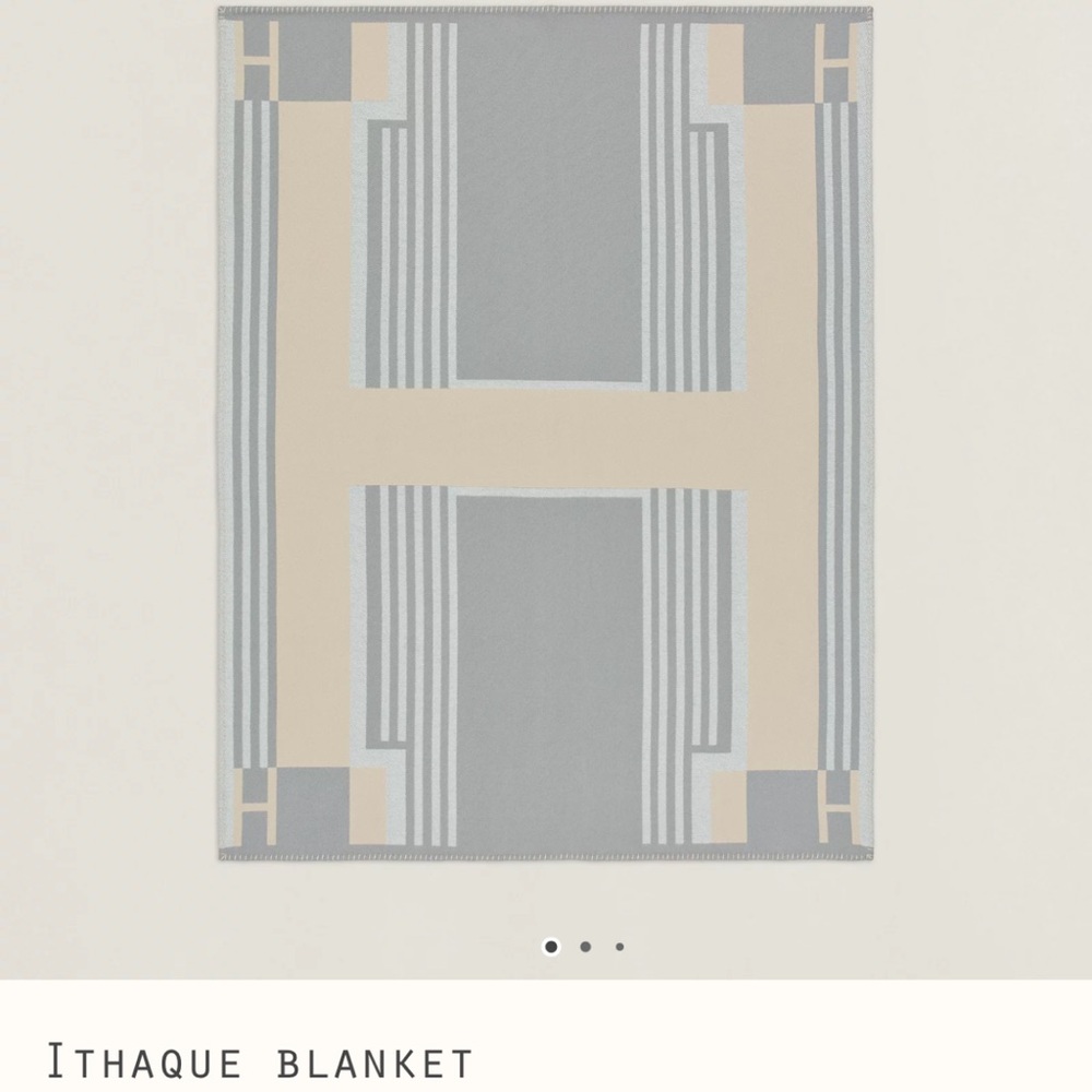 Brand new Hermes blanket. Still in box.